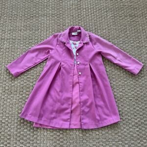 Vintage Little Bitty Brand Girl’s Pink Floral Dress & Coat Size 5